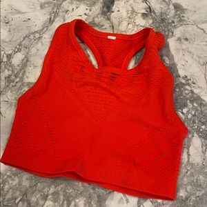 Red Alo racerback crop - small